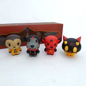 NEW 2004 EVIL KINGDOM SNORTY FRIENDS DESIGNER VINYL COLLECTIBLE FIGURE SET